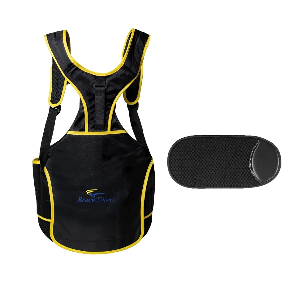 office worker posture corrector support setup